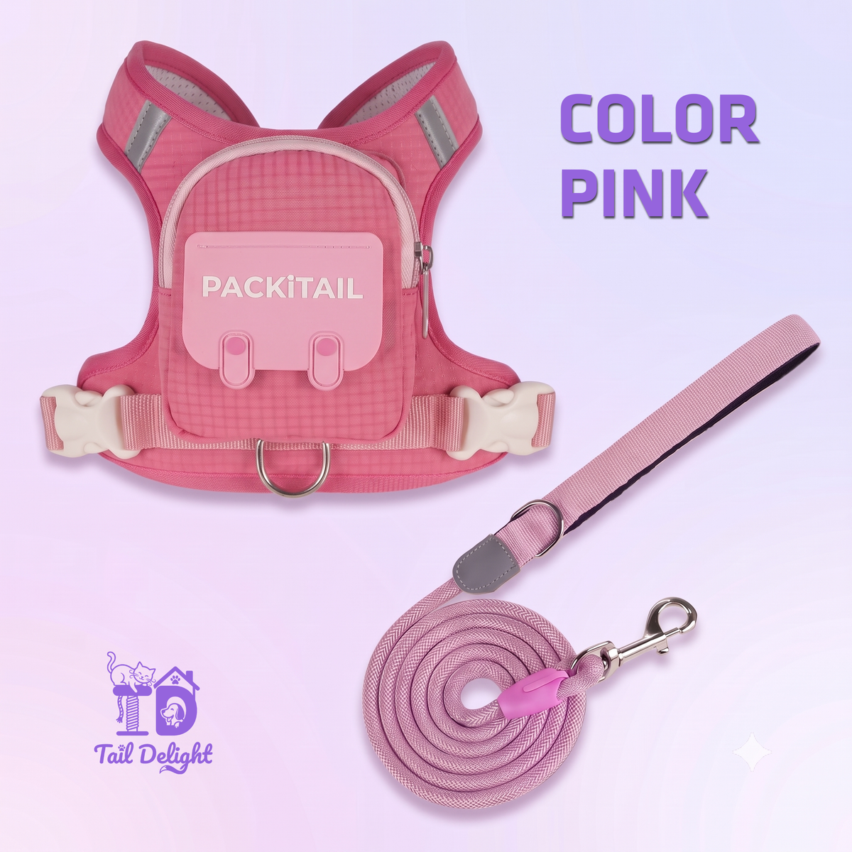 Tail Delight™ Pet Lover Backpack Harness