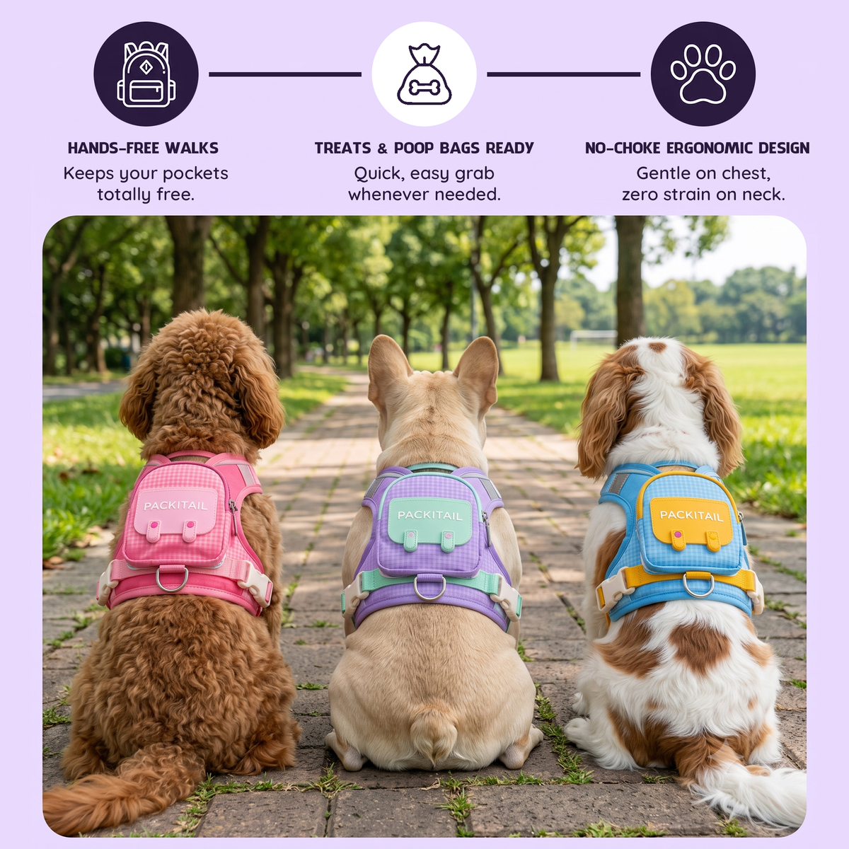 Tail Delight™ Pet Lover Backpack Harness